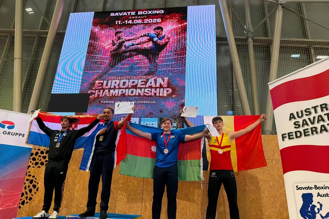 Азербайджанские спортсмены завоевали пять медалей на молодежном чемпионате Европы по савату - ФОТО
