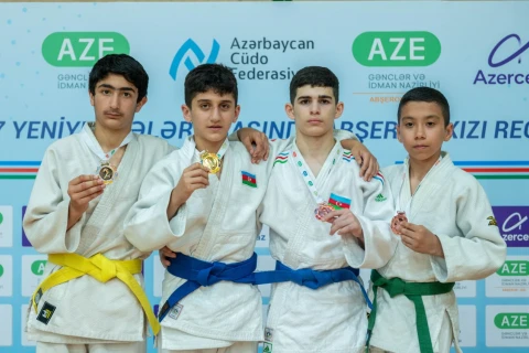 Sumqayıtda 125 yeniyetmə cüdoçu tatamiyə çıxdı - FOTO