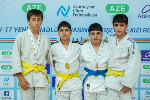 Sumqayıtda 125 yeniyetmə cüdoçu tatamiyə çıxdı - FOTO