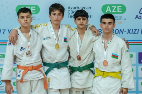 Sumqayıtda 125 yeniyetmə cüdoçu tatamiyə çıxdı - FOTO