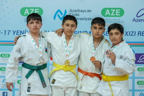 Sumqayıtda 125 yeniyetmə cüdoçu tatamiyə çıxdı - FOTO