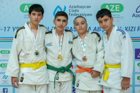 Sumqayıtda 125 yeniyetmə cüdoçu tatamiyə çıxdı - FOTO
