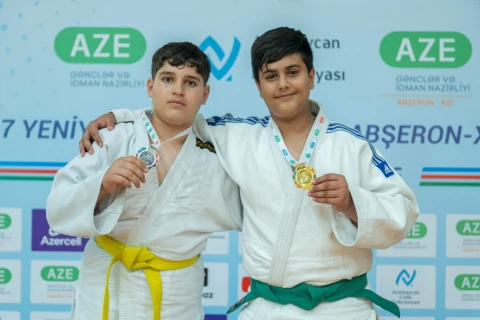 Sumqayıtda 125 yeniyetmə cüdoçu tatamiyə çıxdı - FOTO