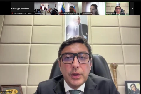 Fərid Qayıbov Venesuelanın idman naziri ilə əməkdaşlıq imkanlarını müzakirə edib