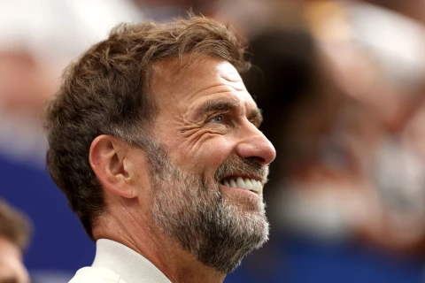 Yürgen Klopp Almaniyanın yeddi qolluq qələbəsini tribunadan izləyib