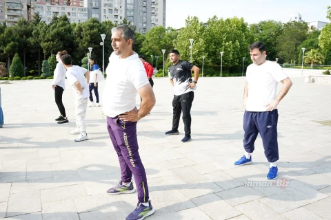 “Səhər idmanı” layihəsinə start verilib - FOTO/VİDEO