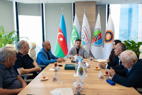 Güləş Federasiyasında yeni komitə fəaliyyətə başlayıb - FOTO