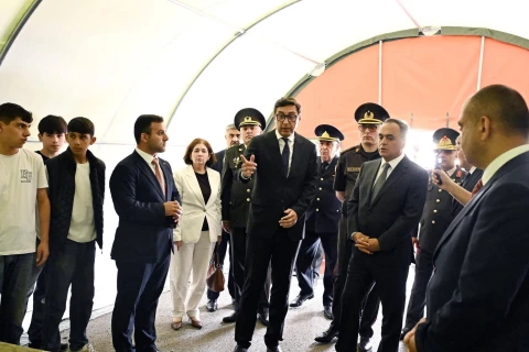 Goranboyda 29-cu “Şahin” hərbi-idman oyununun final mərhələsi baş tutub - FOTO