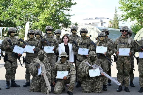 Goranboyda 29-cu “Şahin” hərbi-idman oyununun final mərhələsi baş tutub - FOTO