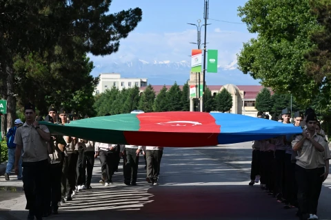 Goranboyda 29-cu “Şahin” hərbi-idman oyununun final mərhələsi baş tutub - FOTO
