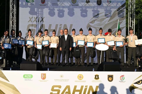 Goranboyda 29-cu “Şahin” hərbi-idman oyununun final mərhələsi baş tutub - FOTO