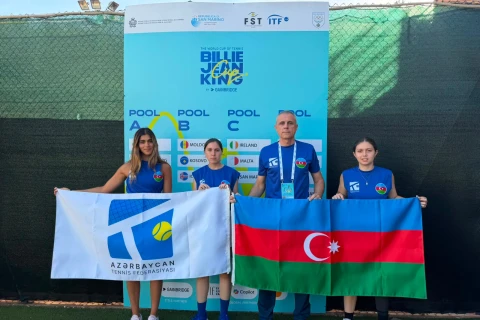 Азербайджанские теннисистки начали борьбу в Billie Jean King Cup