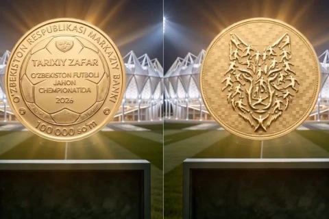 Özbəkistan DÇ-2026 mundialı münasibətilə xatirə sikkələri buraxacaq - VİDEO