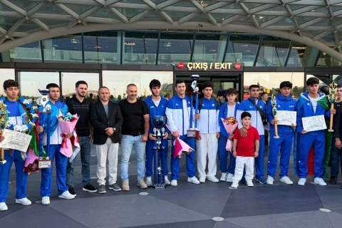 Karateçilərimiz Avropa çempionatından beş medalla qayıdıblar - FOTO