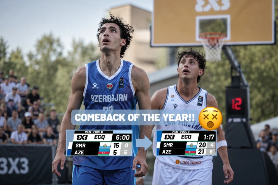 FIBA Azərbaycanın inanılmaz qələbəsini “ilin geri dönüşü” adlandırdı - FOTO/VİDEO