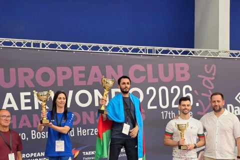 Taekvondoçularımız klublararası Avropa çempionatında altı medal qazanıblar - FOTO