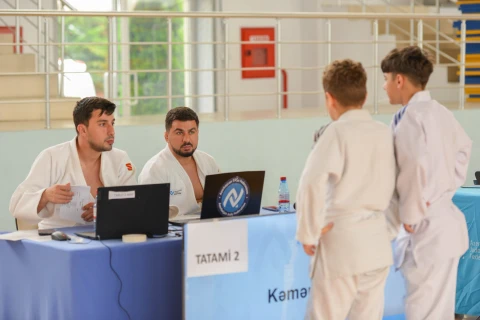 Qaxda kəmər dərəcələri üzrə rəsmi imtahan keçirilib