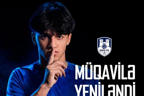 “Şəfa” futbolçusu Nahid Əliyev ilə müqavilənin müddətini uzadıb