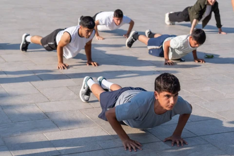 Rəsul Çunayev “Səhər idmanı” layihəsinə qoşulub - FOTO