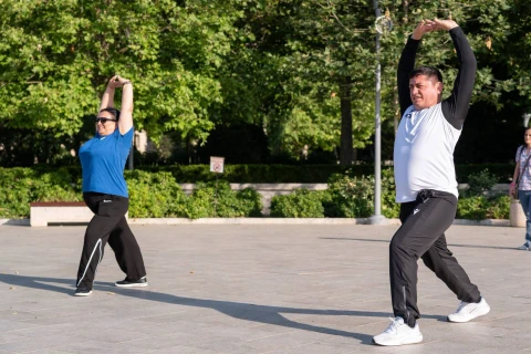 Rəsul Çunayev “Səhər idmanı” layihəsinə qoşulub - FOTO