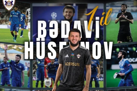 “Qarabağ” Bədavi Hüseynovu daha bir il komandada saxladı