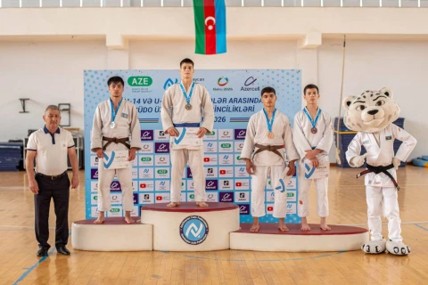 Qaxda U-17 cüdoçular arasında region birinciliyi keçirilib - FOTO