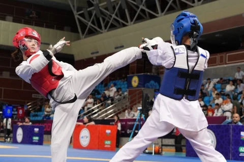 Məktəblilərin olimpiadasında taekvondo yarışları başa çatdı - FOTO
