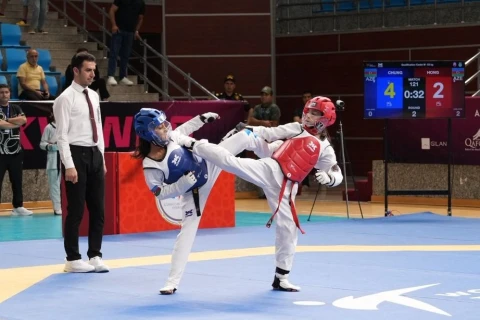 Məktəblilərin olimpiadasında taekvondo yarışları başa çatdı - FOTO
