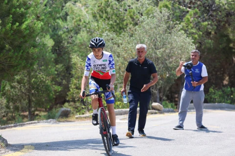 Məktəblilərin Respublika İdman Olimpiadasında velosiped yarışları bitib