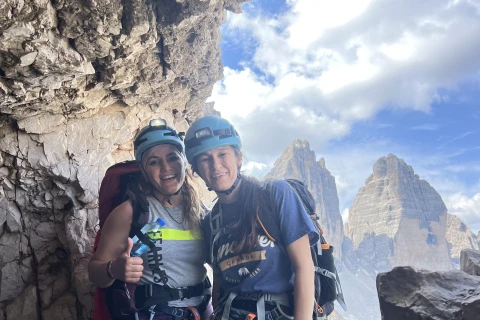 Alpinistlərimiz İtaliyanın Dolomit dağlarında Monte Paterno zirvəsinə qalxıblar - FOTO