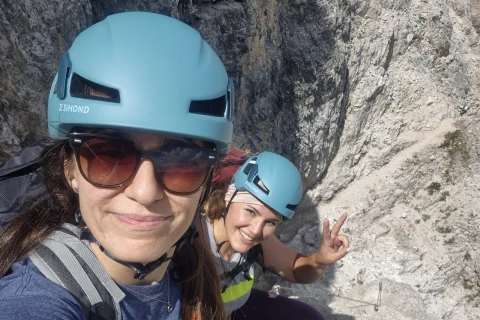 Alpinistlərimiz İtaliyanın Dolomit dağlarında Monte Paterno zirvəsinə qalxıblar - FOTO