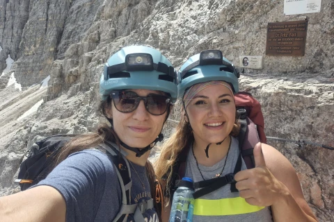Alpinistlərimiz İtaliyanın Dolomit dağlarında Monte Paterno zirvəsinə qalxıblar - FOTO