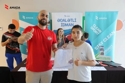 AMADA Gəncədə kikboksinq çempionatında “təmiz idman” təşviqatı keçirib