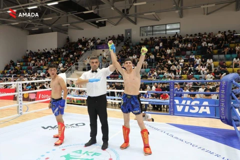 AMADA Gəncədə kikboksinq çempionatında “təmiz idman” təşviqatı keçirib