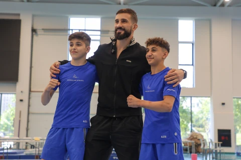 Azərbaycan idmanının iki ulduzu “UFC Fight Night Baku” ərəfəsində bir araya gəldi