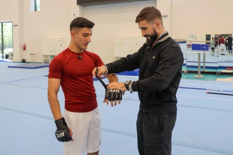 Azərbaycan idmanının iki ulduzu “UFC Fight Night Baku” ərəfəsində bir araya gəldi