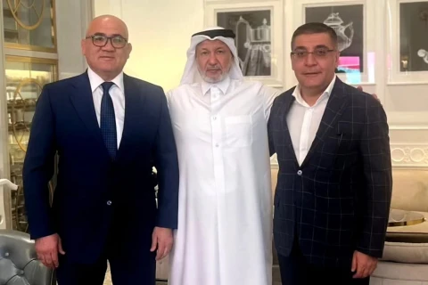 Кямран Набизаде встретился с главой Азиатской федерации тяжелоатлетики Мухаммедом Юсефом Аль-Маной