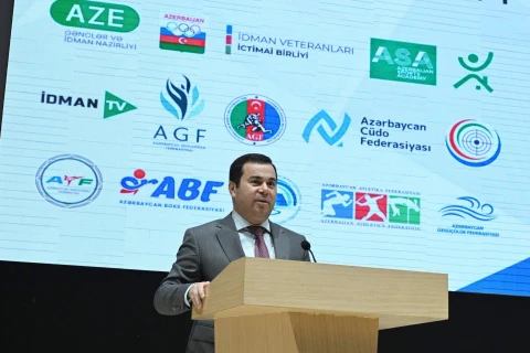Bakı Gənclər Mərkəzində Olimpiya Gününə həsr olunan tədbir keçirilib - FOTO