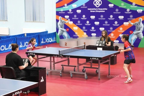 120-yə yaxın məktəblinin qatıldığı stolüstü tennis yarışından rəngarəng görüntülər - İDMAN.BİZ-in FOTOREPORTAJI + VİDEO