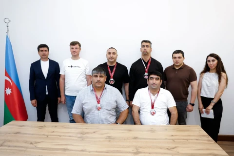 Milli Paralimpiya Komitəsində Tunis Qran-prisinin mükafatçıları ilə görüş keçirilib