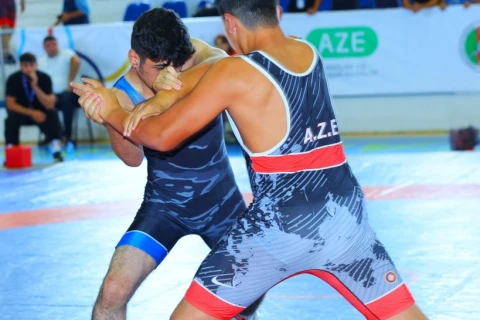 Məktəblilərin Respublika İdman Olimpiadasında güləş yarışları başa çatıb