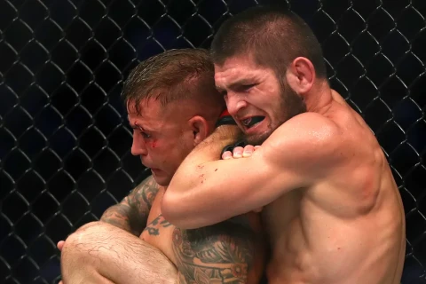 Dustin Poirier praises Khabib Nurmagomedov's elite grappling skills