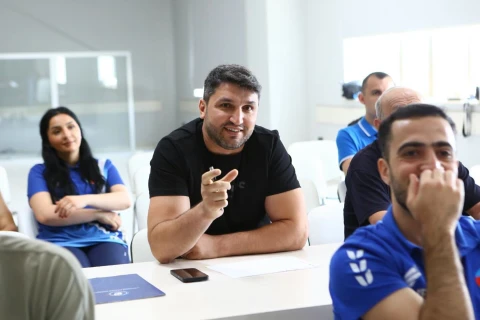 Bakıda voleybol məşqçiləri üçün seminar keçirilib - FOTO