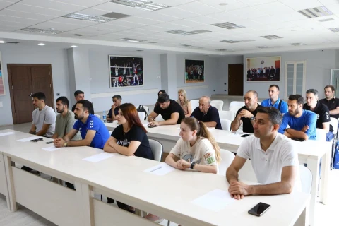 Bakıda voleybol məşqçiləri üçün seminar keçirilib - FOTO
