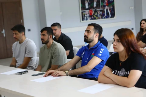 Bakıda voleybol məşqçiləri üçün seminar keçirilib - FOTO