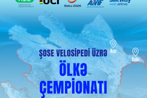 Şose velosipedi üzrə ölkə çempionatı keçiriləcək