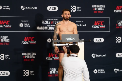 UFC Fight Night Baku official weigh-ins completed - PHOTO/VIDEO