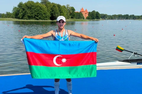 Avarçəkənimiz Nurlan Paşayev Litvada qızıl medal qazandı - FOTO
