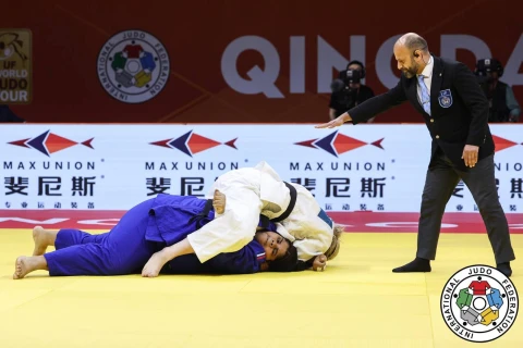 Azərbaycanlı hakim Sindao Qran-prisində ədaləti qoruyur - FOTO