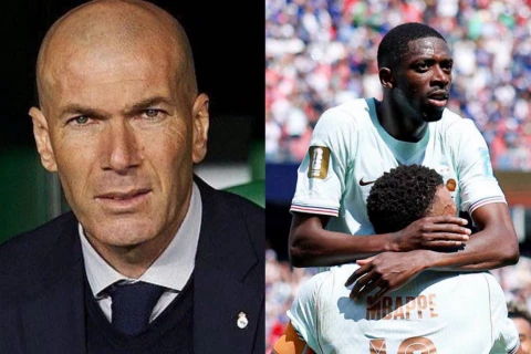 Zidan Mbappe və Dembeleni müqayisə etdi
